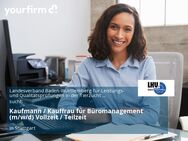 Kaufmann / Kauffrau für Büromanagement (m/w/d) Vollzeit / Teilzeit - Stuttgart