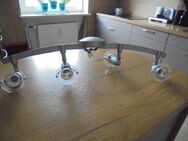 Deckenlampe- Leuchte 4 er Spot verstellbar silber-grau inkl. Leuchtmittel Küche Flur Arbeitszimmer usw. - Plattling