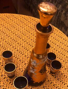 Bohemien Set 3 Set Gold Bohemien Glass Jeden Set kostet 150 Euro zusammen 450 - Dresden