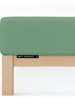 Schlafgut Spannbettlaken Soft Contact, Feinbiber, Gummizug: rundum, (1 Stück), 100% Bio Baumwolle