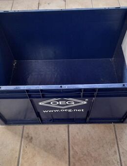 Lagerbox,Stapelkiste mit Klappe 594mm x 396mm x 320mm - Meerbusch