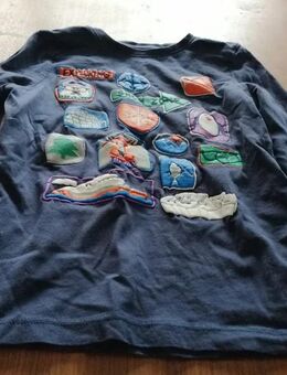 Blaues Langarmshirt - Gr. 128 - Palomino - Pirmasens