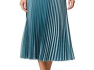 Zero Midirock zero Satin-Rock Midi mit Plisseefalten Falten