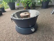 Holzkohlegrill mit elektrischer Belüftung - Mücke