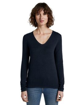 TOM TAILOR V-Ausschnitt-Pullover