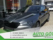 Skoda Superb, Combi SportLine VZE Digi elektr Heckkl BlindSpot vo hi LichtAssist SpurAssist Connect Sunset 4xEFH Ladeboden beheiz Frontscheibe Armlehne elektr Sitz Metallic, Jahr 2024 - Beilngries