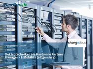 Elektrotechniker als Hardware Partner Manager - E-Mobility (all genders) - Köln