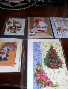 Weihnachtskarten selbst gemacht - Höchstadt (Aisch)