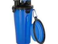 Kerbl Pet Futter- & Wasserbehälter mit Reisenapf - 2 x 350 ml + 250 ml Reisenapf