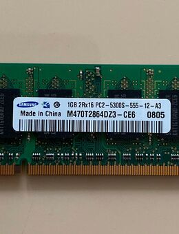 Samsung 1Gb RAM 2Rx16 PC2-5300S-555-12-A3 Memory - Gerlingen
