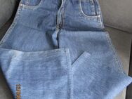 Jeanshose weiten Hosenschlag (Gr. 164) Blau vielen Taschen - Weichs