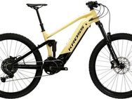 Kross E-Bike Mountainbike KROSS E-MTB Grist Boost 1.0 29" beige, 10 Gang Shimano CUES U6000 Schaltwerk, Kettenschaltung, Mittelmotor, 730,8 Wh, Pedelec, Elektrofahrrad für Damen und Herren