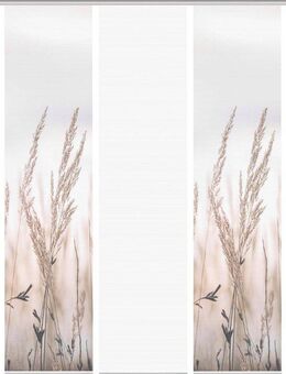 Vision S Schiebegardine RELVA (1 St), Paneelwagen, halbtransparent, DIGITALDRUCK