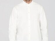 KnowledgeCotton Apparel Langarmhemd HARALD mit Button-Down-Kragen