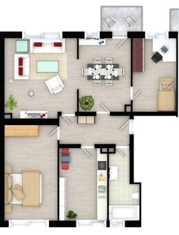 4-Zimmer-Wohnung (92m²) inkl. EBK zu vermieten in Wuppertal-Barmen - Wuppertal