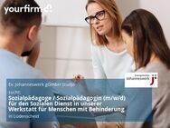 Sozialpädagoge / Sozialpädagogin (m/w/d) für den Sozialen Dienst in unserer Werkstatt für Menschen mit Behinderung - Lüdenscheid