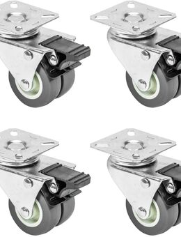 HMF 4x Doppelte Schwerlastrollen Bremse Polyurethan #6720-50 - Birkenfeld (Baden-Württemberg)