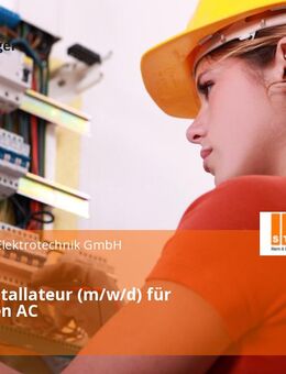 Elektroinstallateur (m/w/d) für PV-Anlagen AC - Lübeck