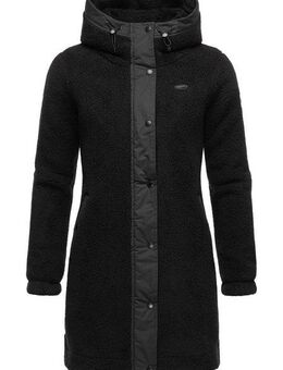 Ragwear Outdoorjacke Cousy flauschige Übergangsjacke mit Teddyfell und Kapuze