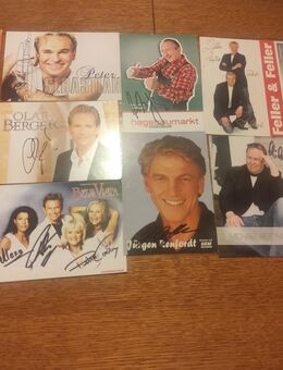 Autogrammkarten verschiedene - Versmold