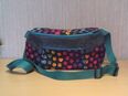 Bauchtasche bunte Pfötchen mit Jeansblau in 59425