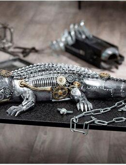 Casablanca by Gilde Tierfigur Skulptur "Steampunk crocodile" (1 St)