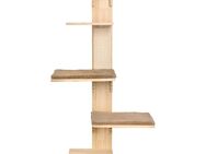Kerbl Pet Wandkratzbaum Timber für Katzen - natur / grau