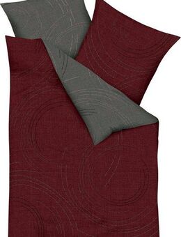 Kaeppel Wendebettwäsche Jaro, in Gr. 135x200, 155x220 oder 200x200 cm, Mako-Satin, 3 teilig, mit Reißverschluss, 100% Baumwolle, Bettwäsche mit zeitlosem Design