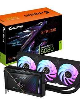 Gigabyte AORUS GeForce RTX 5080 XTREME WATERFORCE 16G Grafikkarte - 16GB GDDR7, Grafikkarte