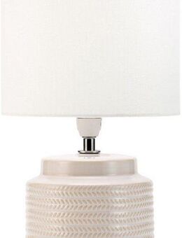 Pauleen Tischleuchte Bright Soul, Ein-/Ausschalter, ohne Leuchtmittel, E14, max. 20W E14, Creme/Beige, 230V, Stoff/Keramik