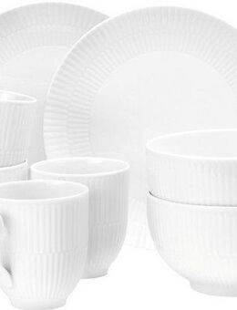Seltmann Weiden Frühstücks-Geschirrset Geschirr-Set, 18 Teile, Amina (18-tlg), 6 Personen, Porzellan, Tassen, Untertassen, Teller, Made in Germany, 18 Teile, für 6 Personen