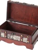 HMF Schatztruhe aus Holz Amerika klein Schatztruhe #6408-123 in 75217