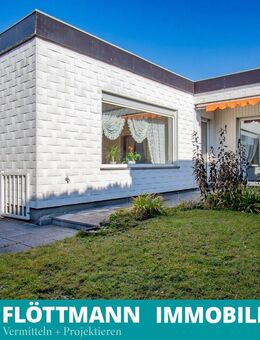 Reihenbungalow mit Vollkeller und Garage in gefragter Lage von Sennestadt - Bielefeld