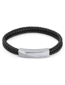 Calvin Klein Lederarmband Schmuck Edelstahl Armschmuck Lederarmband Wickelarmband