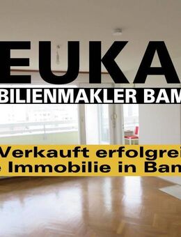BAMBERG-OST-NÄHE BAHNHOF: HELLE 3-RAUM-WOHNUNG(=SOFORT FREI) MIT BALKON FÜR 169.000,-EURO - Bamberg