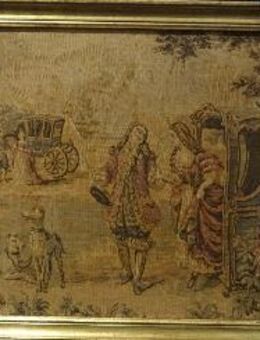 Gobbelin drei hübsche Barockszenen gerahmt France - Spraitbach