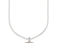 Bruno Banani Kette mit Anhänger Schmuck Geschenk Silber 925 Halsschmuck Halskette Regenbogen, mit Zirkonia (synth)