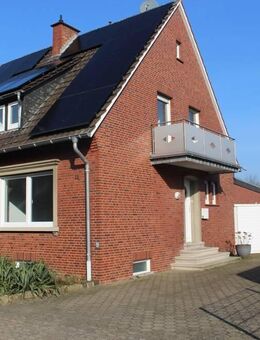 Gepflegte Doppelhaushälfte mit zwei Wohneinheiten und PV Anlage - Rheine