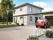 Ein neues Haus mit voller Fantasie, mit neuen Formen und Farben in Greding - Greding