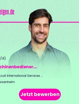 Maschinenbediener (m/w/d) - Bassenheim