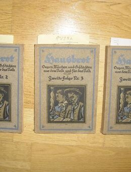 Hausbrot - Sagen, Märchen und Geschichten aus dem Volk und für das Volk Zweite [2.] Folge, viertes Bändchen. Bearbeitet von Johanna Arntzen Broschiert – 1920 von Auer Ludwig (Onkel Ludwig) (Autor) - Rosenheim