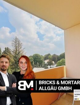 Stadtnah wohnen: 2-Zimmer mit Balkon & TG - Stellplatz - Kempten (Allgäu)