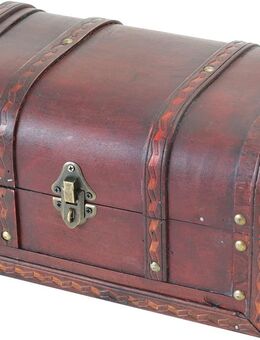 HMF Schatztruhe aus Holz mit Schloss Spanien 30cm Truhe #6401-130 - Birkenfeld (Baden-Württemberg)