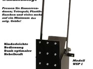 PET -Flaschenpresse, Dosenpresse, robuste Ausführung, Wandmontage, NEU - Kirchlengern