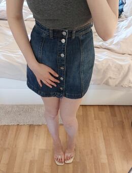 High Waist Mini Rock Jeans S - Bestensee