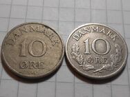 Münzen Dänemark 10 Öre 1950 +1961 - Cottbus