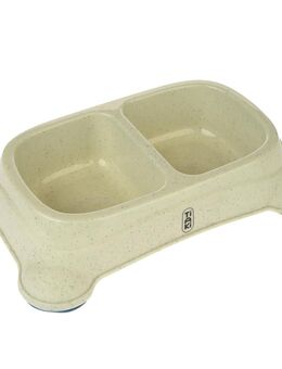 TIAKI Doppelnapf - 2 x 950 ml