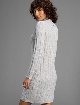 Laura Scott Strickkleid mit Troyer-Ausschnitt in Rippstrick - NEUE KOLLEKTION