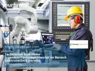 Technischer Kalkulator - Ingenieur/Techniker/Meister im Bereich Elektrotechnik (m/w/d) - Eislingen (Fils)