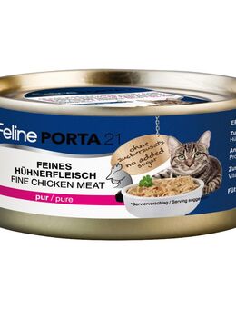 Feline Porta 21 6 x 156 g - Hühnerfleisch pur